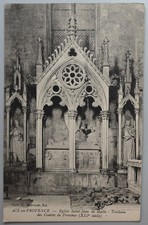 Aix en Provence France Eglise Saint Jean de Malte 13th Century Tomb Postcard picture