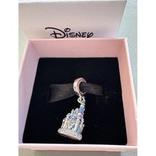 2025 Disney Parks Magic Kingdom Pandora Charm Cinderella's Castle New In Box picture