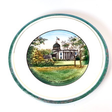 MONTGOMERY State Capitol AL ALABAMA Antique Souvenir China TRINKET DISH PLATE picture
