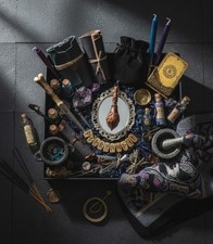 Starter Witch Box Pagan Wicca Altar Kit Surprise 40 Item Baby Witch READ LISTING picture