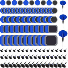 74 Pcs Heavy Duty Tire Patches Kit, Rubber Radial Tire Patch Plug picture