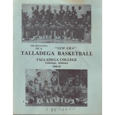 1988-89 Talladega College Basketball Program New Era Tornadoes HBCU Alabama picture