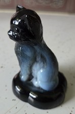 Vintage Boyd Glass Kitten On A Pillow Anniversary Slag picture