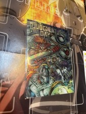 1997 COMIC IMAGES JUDGMENT DAY #3 CLEAR CHROME TRADING CARD picture