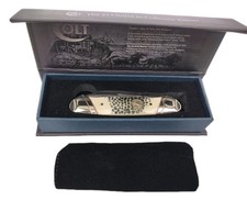 Colt Keeping The Peace CT482 2 Blade Shotgun Rifle Buckshot Bone Trapper Knife picture