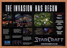 1998 StarCraft PC Original Advertisement / Retro Promo v2 picture