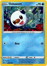 Pokemon - SWSH222 - Oshawott (Cosmo Holo) - Sword & Shield Promo picture