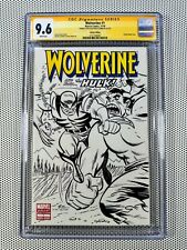Wolverine 1 Marvel Comics Hulk 181 Original Art Sketch Signed Bruce Timm CGC 9.6 picture