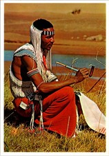 Mthatha South Africa postcard XHOSA MAN TRIBAL FINERY BEADS & GARB 9/12 BR5655 picture