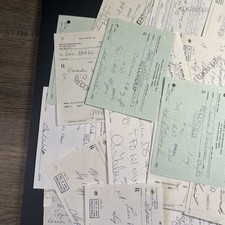 50,vintage handwritten pharmacy prescriptions. picture