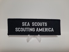 Sea Scouts Scouting America Black Uniform BSA Patch (Brand New) picture