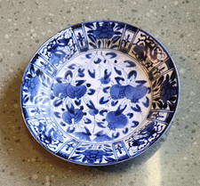 Antique Dutch Delft Kraak Style Charger Plate / Bowl, Pomegranates 1900-1920s picture