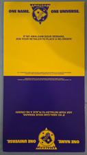 AMALGAM PROMOTIONAL SHELF TALKER DISPLAY 12