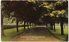 1907 Gettysburg PA W Tipton Postcard In the Soldiers National Cemetery Civil War picture