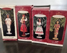Hallmark Keepsake Barbie Collector’s Series Christmas Ornaments Lot of 17 picture