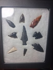 Awesome Frame Columbia River Oregon Authentic Arrowheads picture