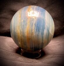 Beautiful Blue Onyx Sphere 2.5” picture