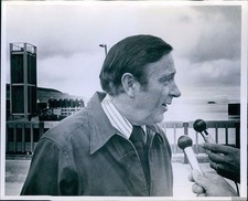 1976 Reporters Interview King Co Executive John Spellman Politics Photo 8x10 picture
