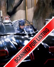 BATMAN 60'S TV SHOW ADAM WEST in the Batmobile in the Batcave 8x10 PHOTO #1946 picture