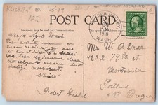 DPO (1905-1919) Timber Valley WA Postcard 3rd Leather Anniversary Indian Flowers picture