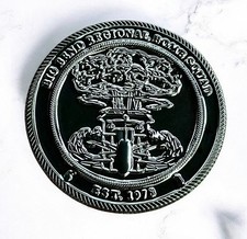 🔥 Rare Big Bend Bomb Squad (Florida) Blacked Out 2” Challenge Coin Tallahassee picture