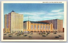 Vintage Postcard North Station Boston Massachusetts picture