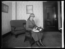 Photo:Capt. A.L. Fisher Seated in Office 1920 picture