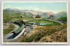 Gardiner Montana~Yellowstone Park Entrance~Train Station~c1910 Detroit Pub Co PC picture