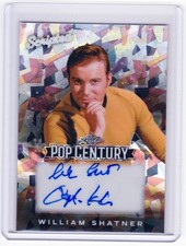 William Shatner 2026 Leaf Metal Pop Century Autograph Card /15 Captain Kirk Auto picture