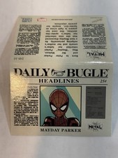 2021 Skybox Marvel Metal Universe DAILY BUGLE HEADLINES Mayday Parker #DB-16 MIC picture