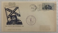 📜 1963 Civil War Centennial Commemorative Envelope — Baton Rouge Louisiana picture