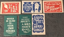 Lot 6 Antique 1907 Postcards Zim AH D. Hillson Maxims Sayings R U Next Hash Fou picture