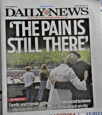9/11 25th Anniversary Ny Daily News 9/12/2026 picture