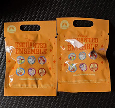 2 Packs Disney Enchanted Ensemble Mystery Pin Set (Peach)  *SEALED* NEW picture