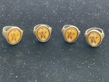 Vintage Jet Jackson Secret Squadron Ring. 4 In Lot. SALE PRICE picture