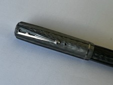 RARE Vintage 1934 R. Esterbrook Dollar Fountain Pen Black Tapered 2 hole Clip picture