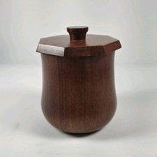 Vintage RO-EL Humidor Wood Made in Italy MCM Tobacciana picture