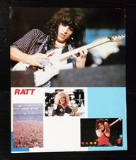 C3524 RATT Scorpions Vintage Thailand ONLY 1 COLOR PAGE MEGA RARE picture