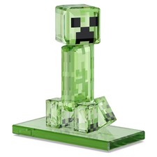 Swarovski Crystal Minecraft Creeper Figurine Decoration, Green, 5701249 picture