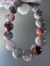 Natural Auralite 23 Crystal Beaded Stretch Bracelet 13mm Healing Gemstone picture