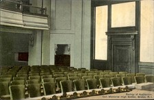Bristol RI Auditorium Interior C. W. Sparks c1910 Vintage Postcard bhn picture