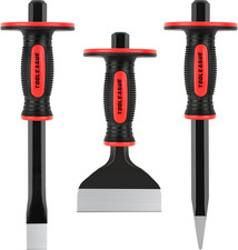 3Pcs Heavy Duty Masonry Chisel Set with Hand Protection picture