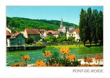 Pont-De-Roide - The Banks of the Doubs Postcard Unposted picture