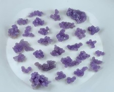 50g Natural Purple Grape Agate Specimen Lot - Rare Botryoidal Chalcedony picture