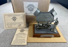 Harley-Davidson University 1996 Limited Edition Pewter Sculpture (1 Of 1025) picture