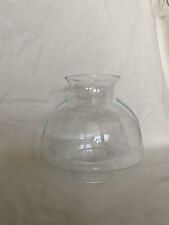 Vintage Clear Glass Mushroom Style Oil Lamp Chimney Shade picture