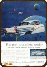 1958 BUICK B-58 RIVIERA Body by Fisher Vntg-Look DECORATIVE REPLICA METAL SIGN picture