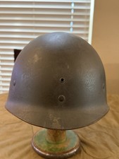 Original WW2 USGI Westinghouse M1 Helmet Liner w Sweatband - Khaki Webbing picture