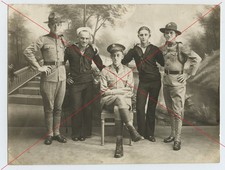 1927 China USMC Smedley Butler's Marines 3rd Brigade w/ Navy Army Photo Pre WW2 picture