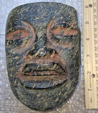 Classic period Olmec Burial offering pectoral mask , pre columbian picture